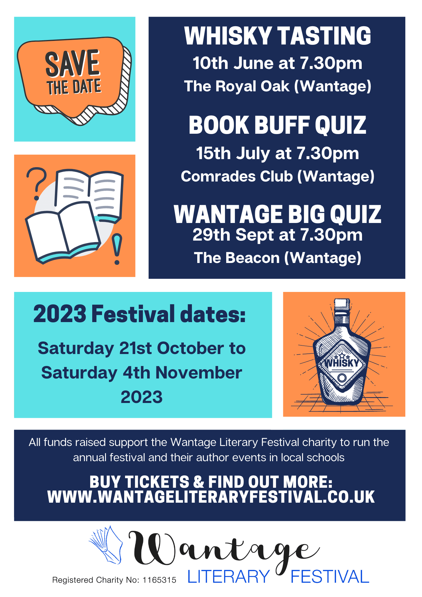 Fundraising Events Flyer 2023 