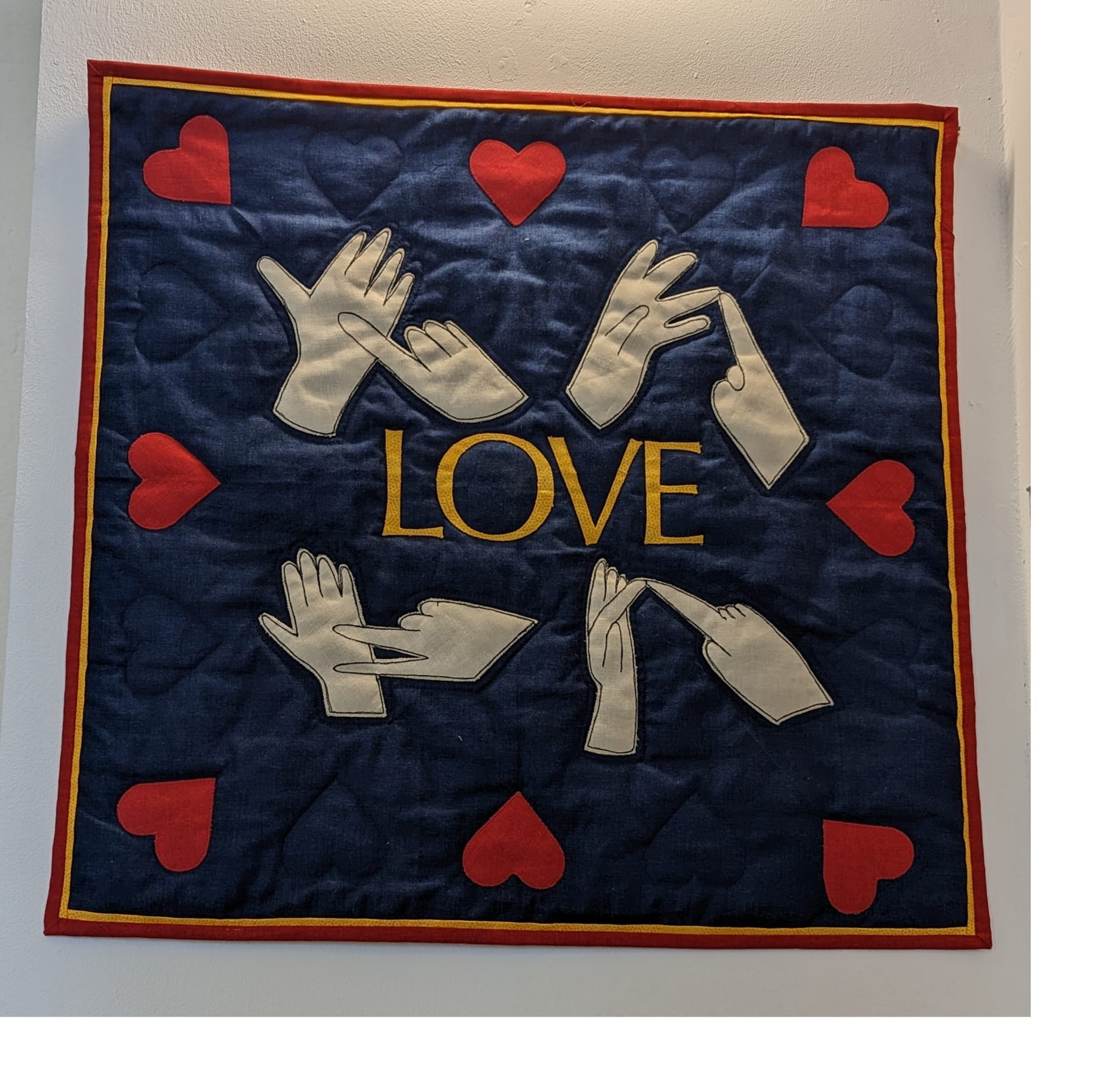 LOVE Quilt by Judy Harris